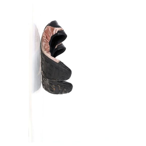 Prada Sport Patent Leather Cap Toe Ballet Flats in Brown Velvet - Picture 2 of 12